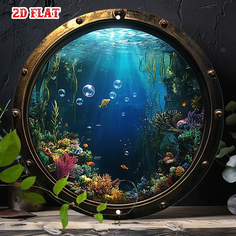 Metal Photo Panel - Rustik Vintage Metal Duvar Tabelası -